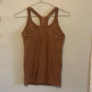 Lululemon brown sports tank with bra